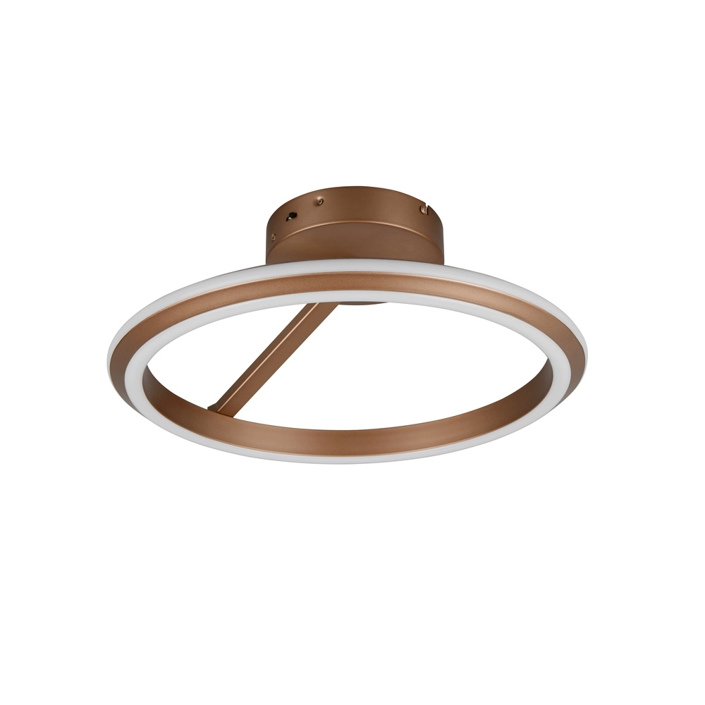 Plafonnier rond Amador Brun moka Trio 4017807664140