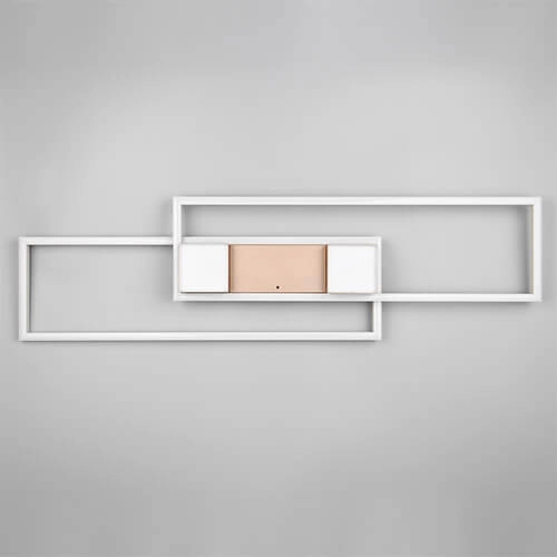 Plafonnier LED 100x28 Albany cuivre rouge Trio 4017807610307