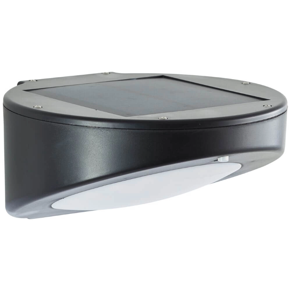 Applique noire Bardum solaire Brilliant 4004353432712