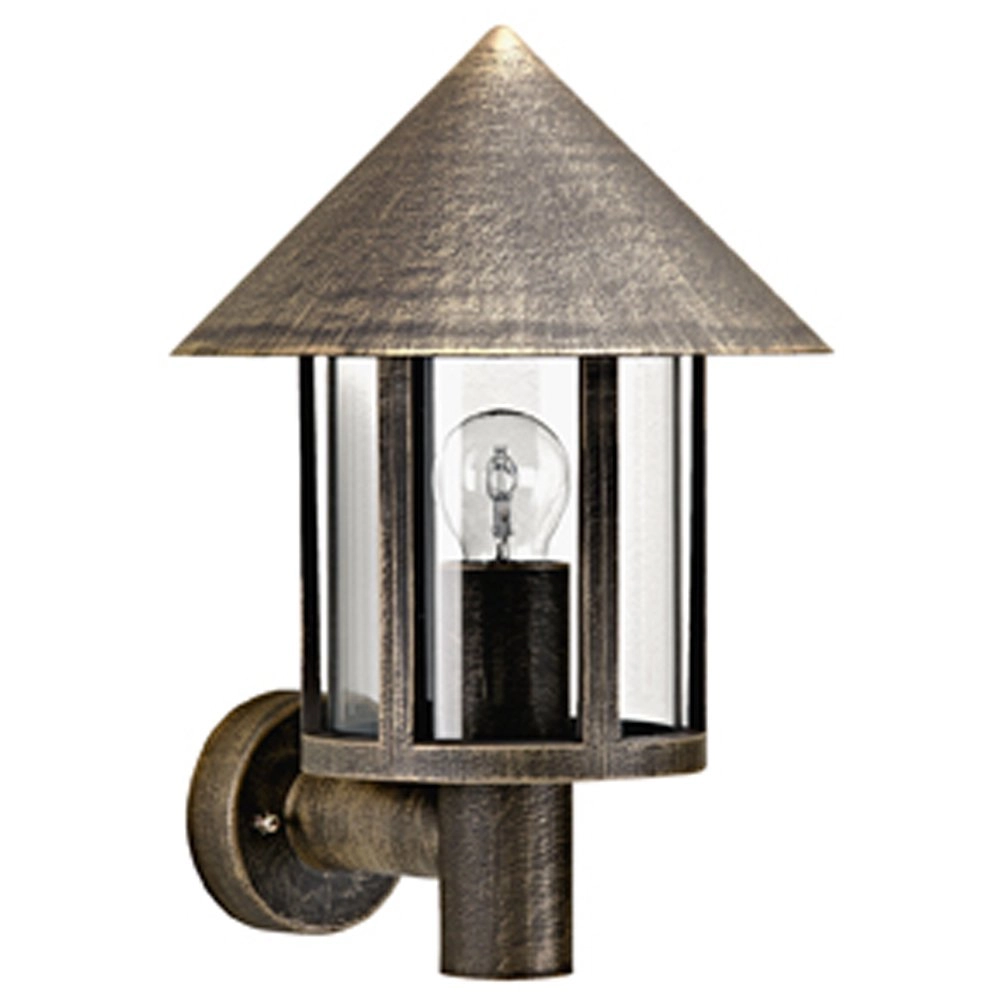 Lampe d'extérieur Toit 37cm - bronze-marron