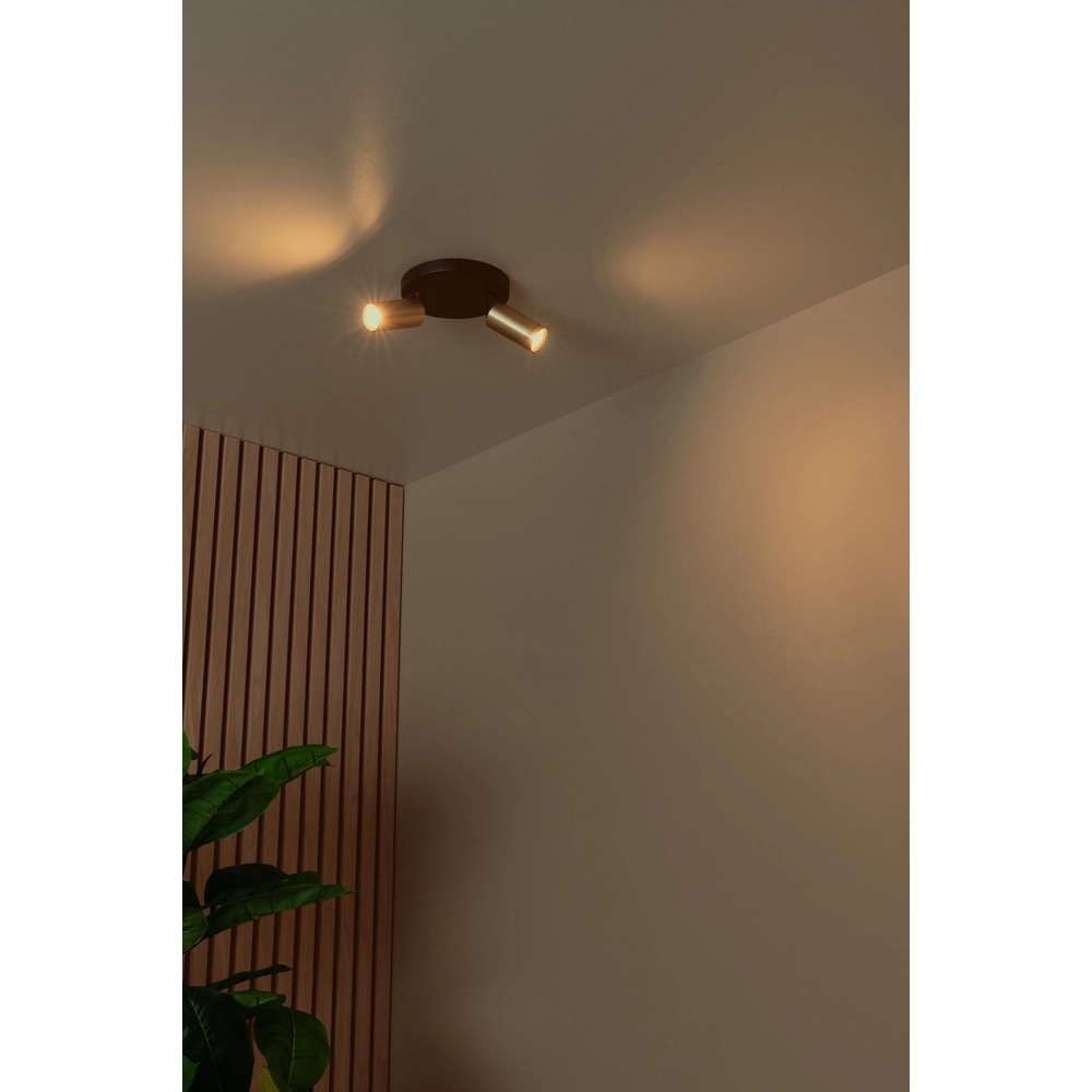 Projecteur de plafond Ritmo mini GU10 2-light gold Lucide 5411212093981