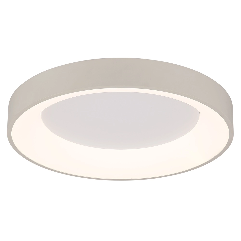 Plafonnier moderne Gallegos brun sable Ø 50cm