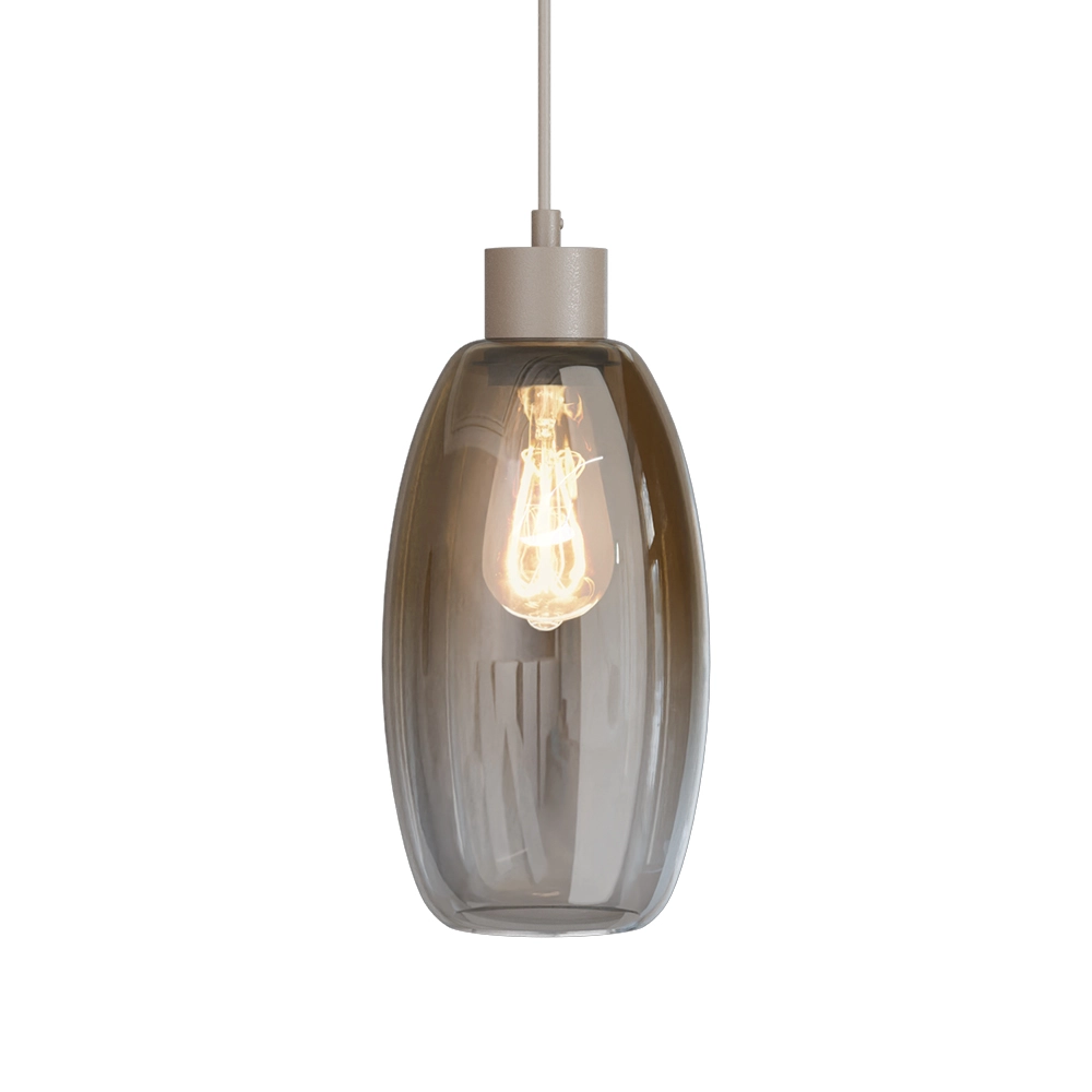 Lampe suspendue en verre Olive Ø 15 cm - sable Masterlight 8718121393759