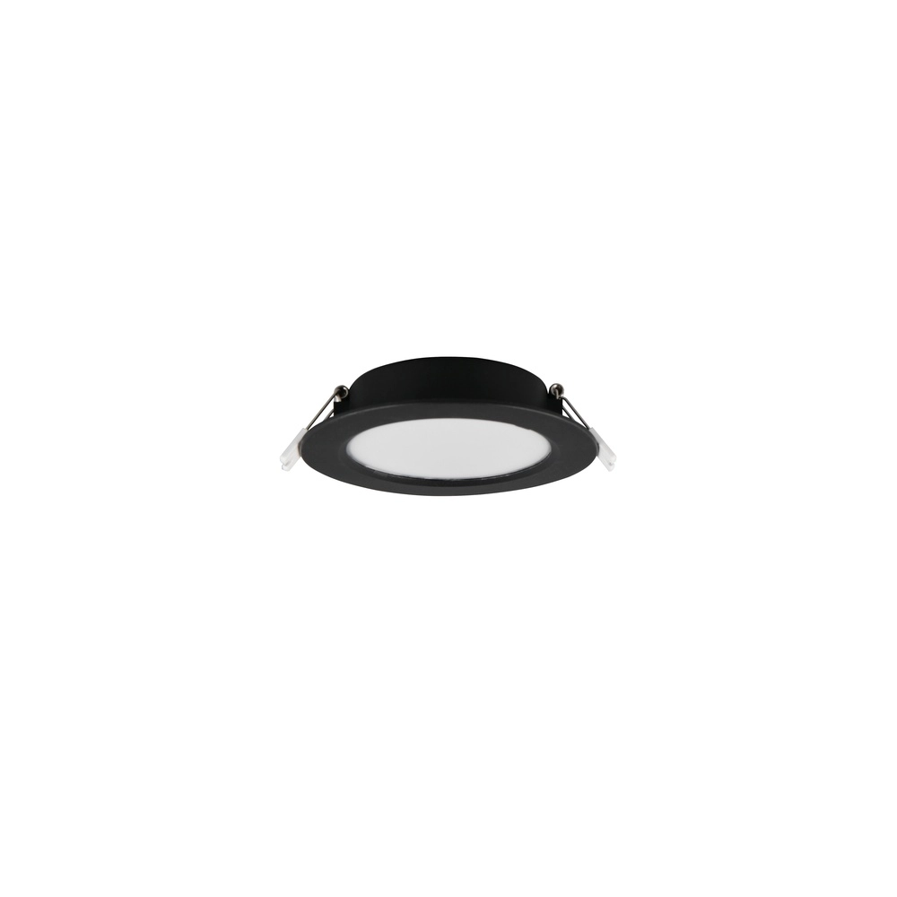 Projecteur encastré Ural noir Ø 12cm Trio 4017807711455