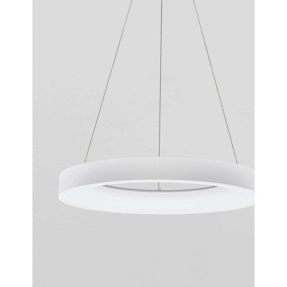 Suspension Rando Thin blanc Ø 60cm Lyora 5212017420213