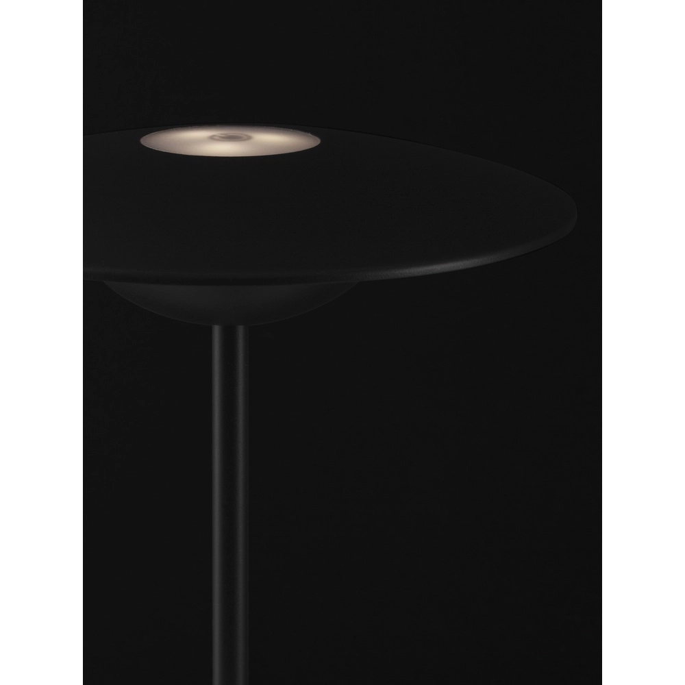 Lampe de table Fumo Noir rechargeable Lyora 5212017432636