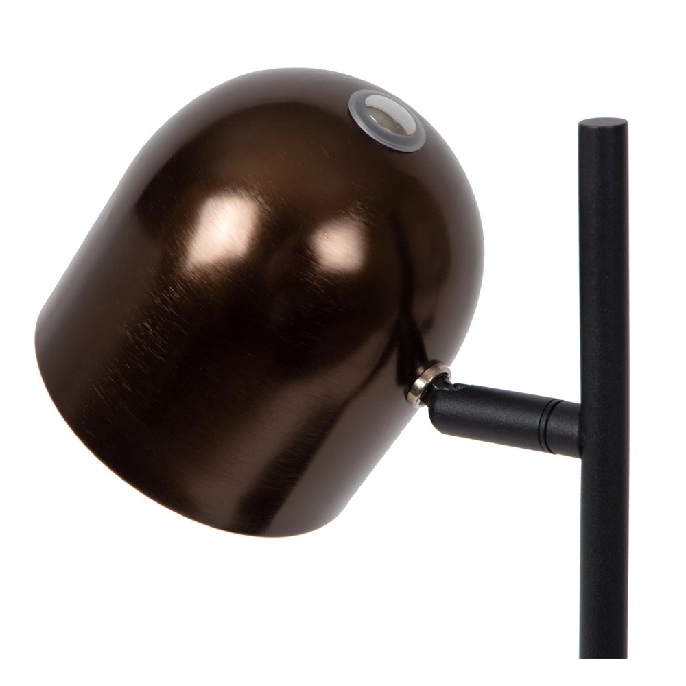 Lampe de table rechargeable Skanska Rech Café brun Lucide 5411212032140