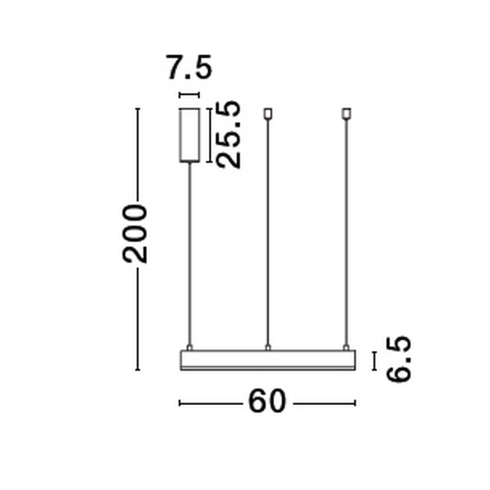 Suspension Motif blanc Ø 60cm 2700-6500K Lyora 5212017443601