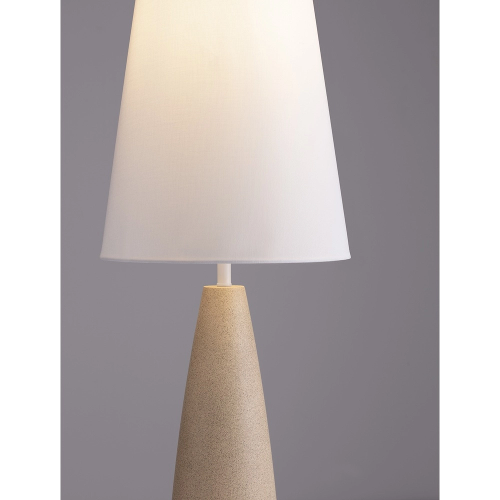 Lampadaire Mizu crème avec capuche blanche Lyora 5212017468918