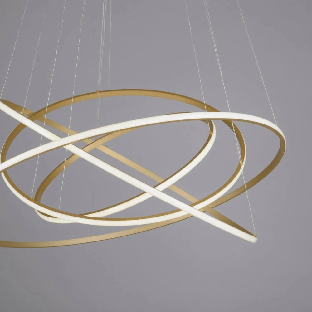 Lampe suspendue moderne Tessara laiton Paul Neuhaus 4012248372661