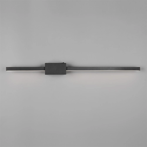 Lampe murale moderne Cassino noir 70,5 cm Trio 4017807683226