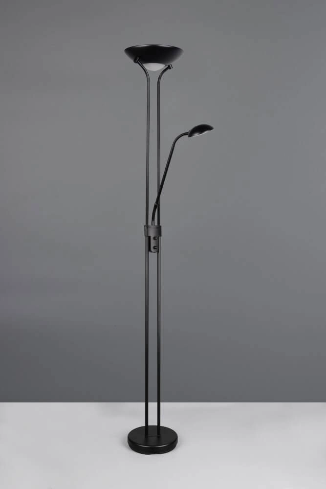 Lampe de lecture LED noire Spock Trio 4017807618143