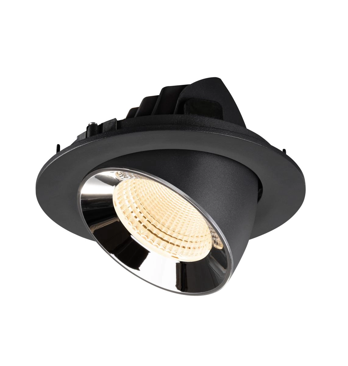 Spot encastré Numinos Gimble L noir/chrome 2700K - 55 deg SLV 4024163310437