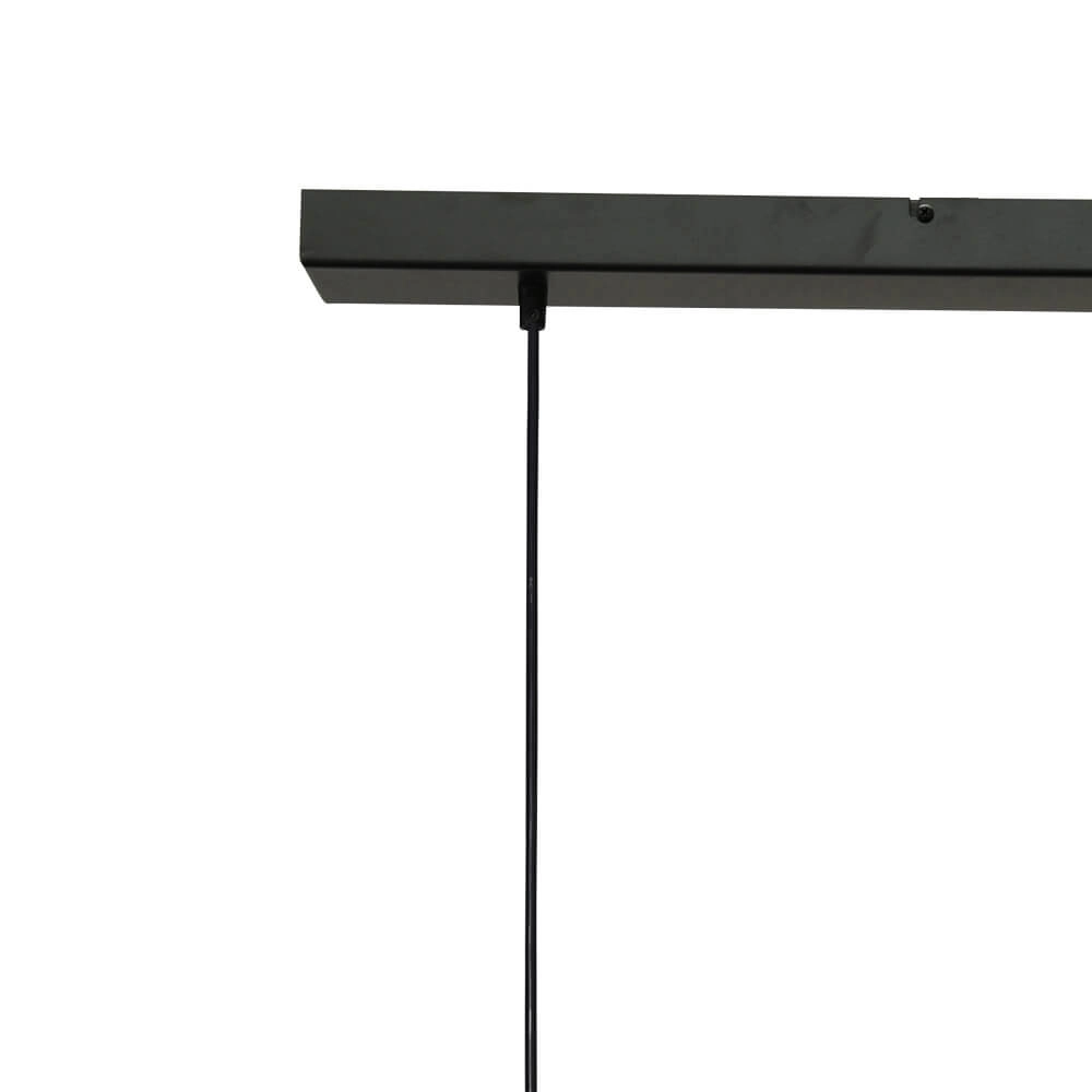 Lampe à suspension en verre Lava 3x verre transparent Ø 22,5 cm Masterlight 8718121286013