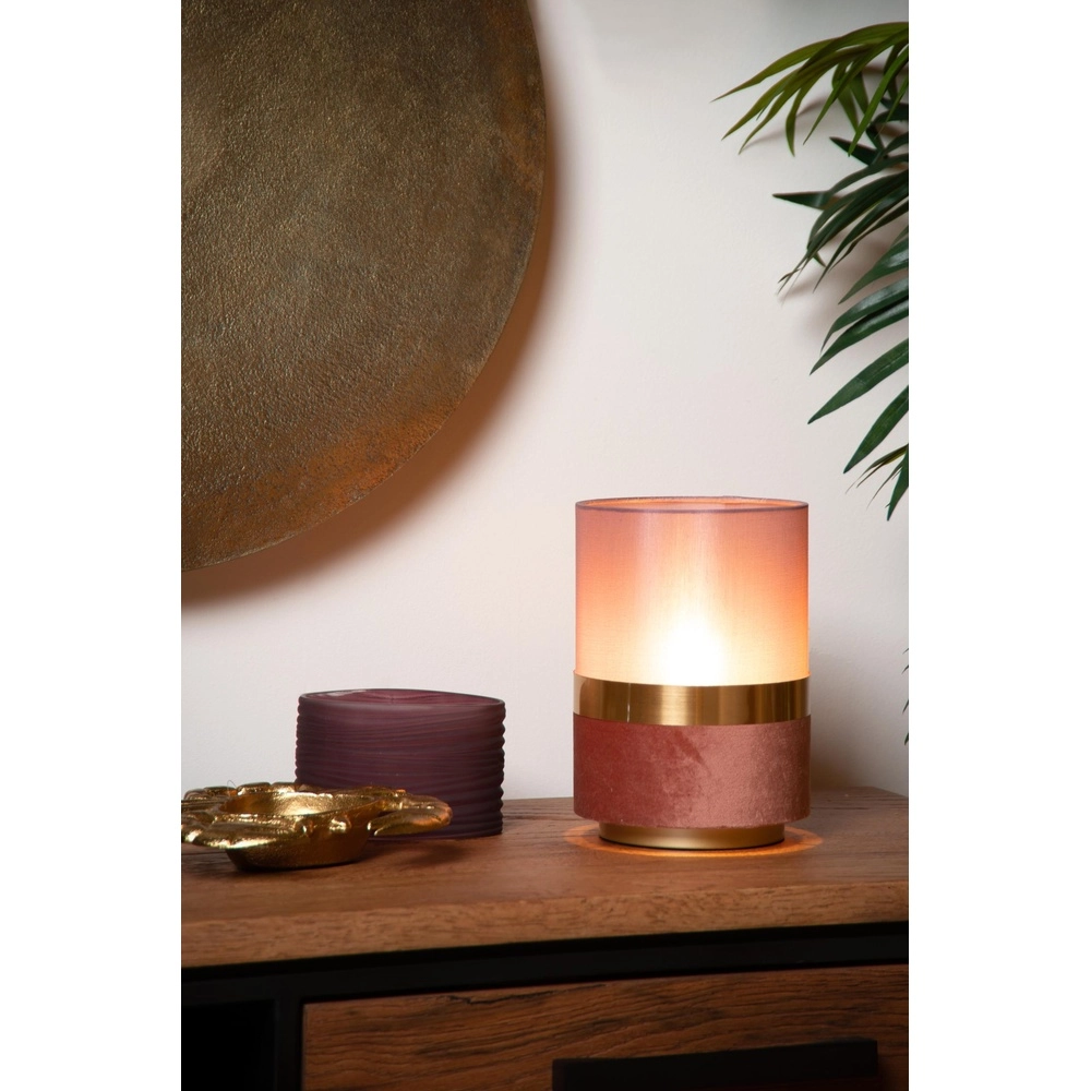 Lampe de table de conception Extravaganza Tusse rose Ø 15cm Lucide 5411212105554