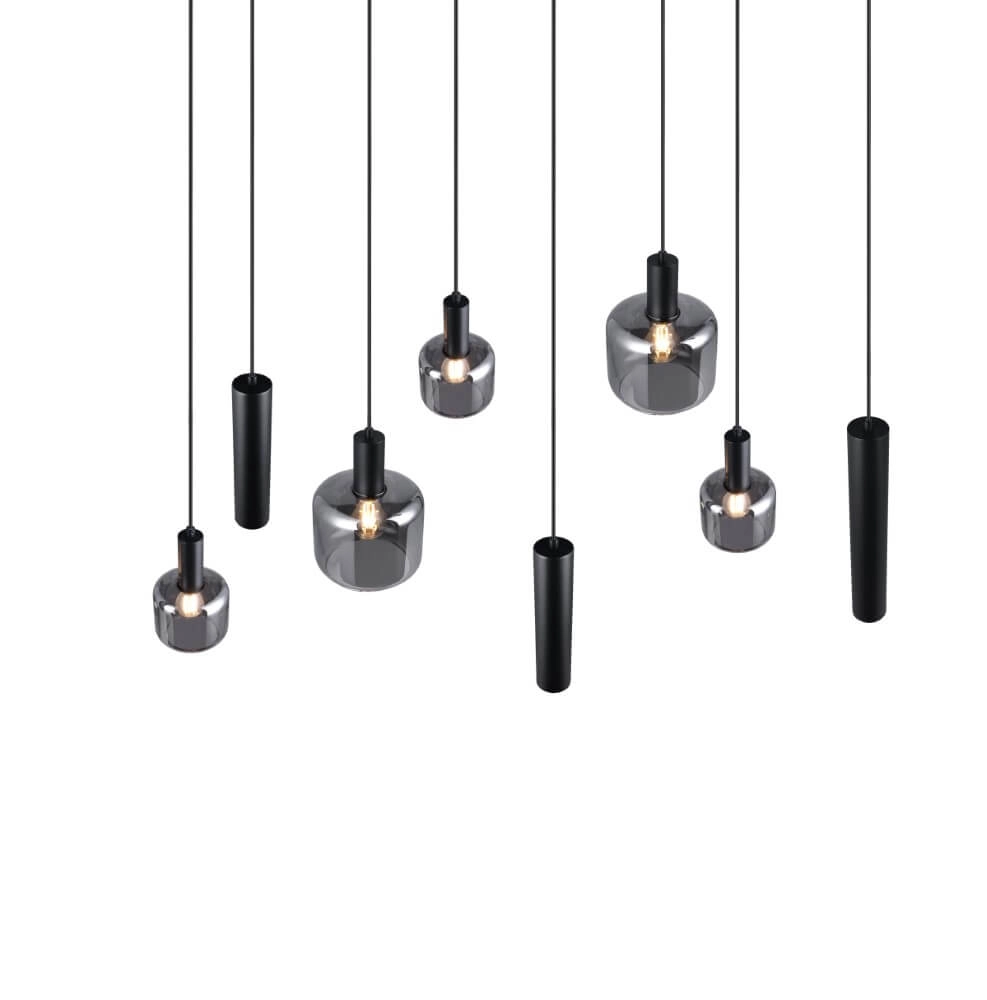 Lampe suspendue pour table à manger Mataro avec pendules Trio 4017807612929