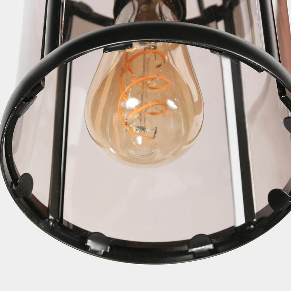 Plafonnier classique Pimpernel noir Steinhauer 8712746174212