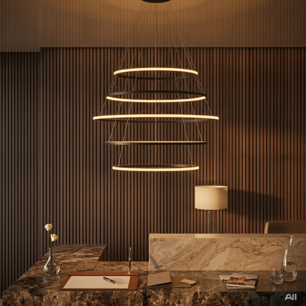 Suspension design Maelo noir Ø 120cm