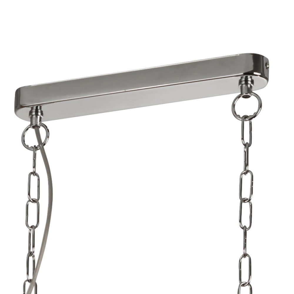 Lampe suspendue Pyramid 3 gris clair Searchlight 5053423132211