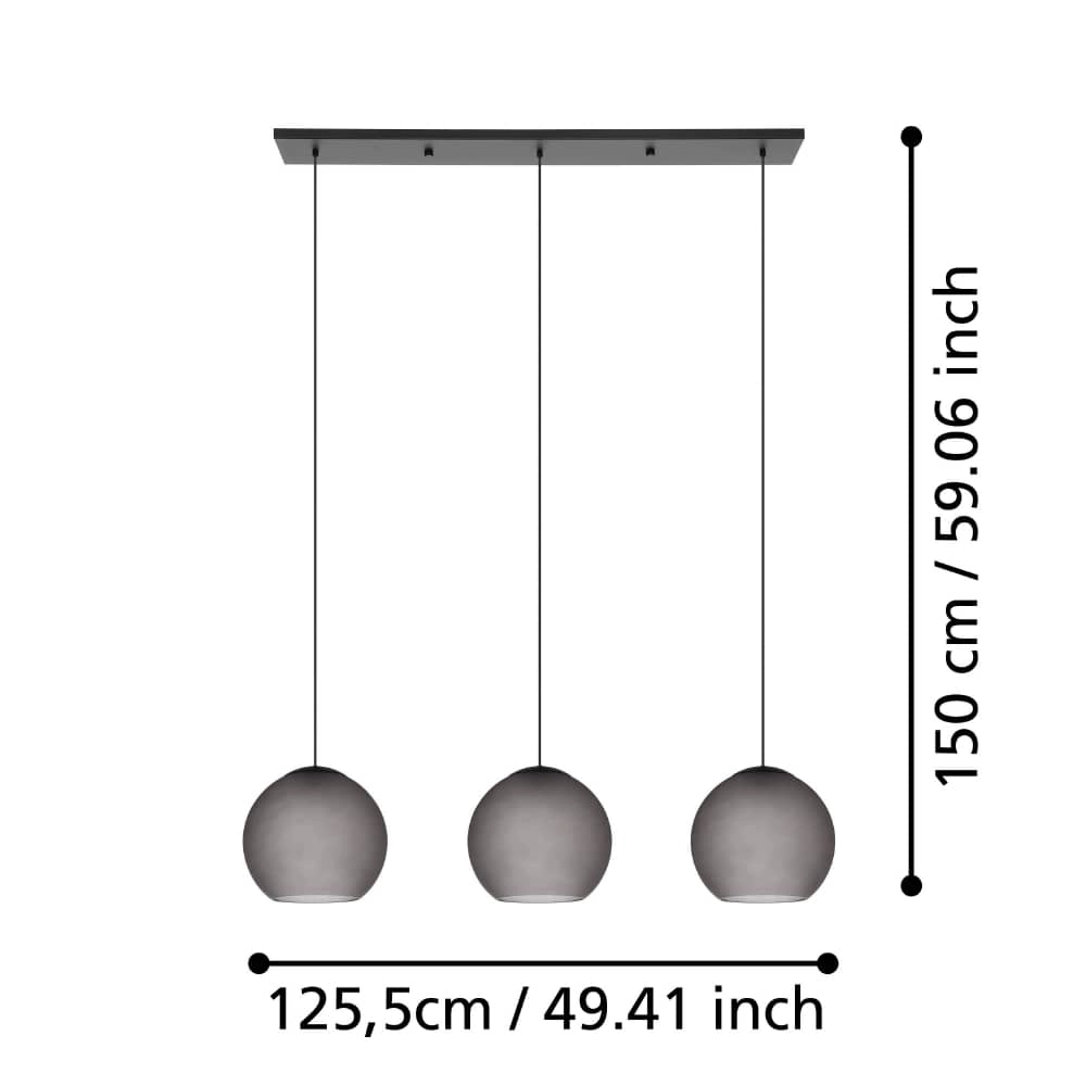 Lampe suspendue pour salle à manger Arangona 126 cm Stars of Light 9008606240975