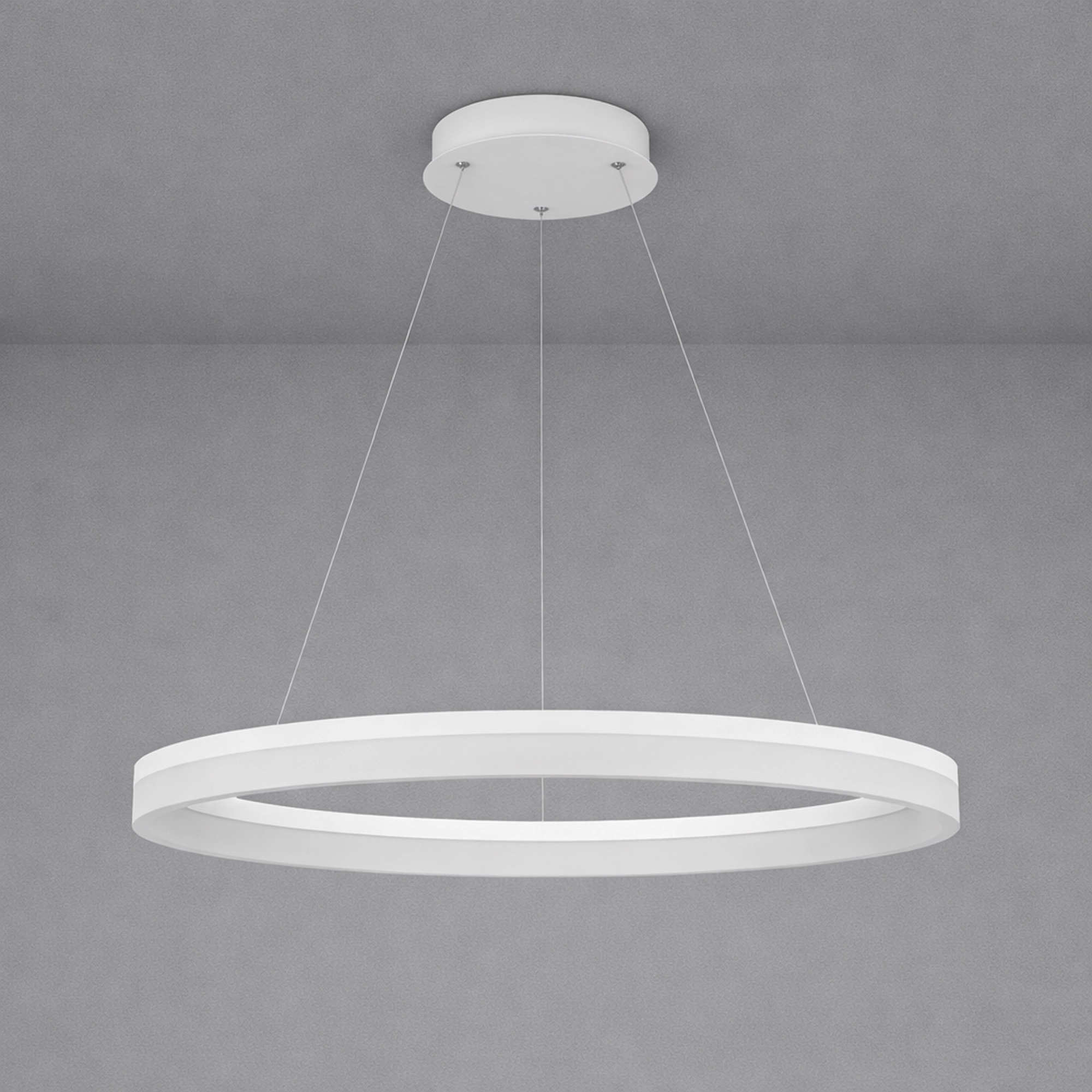 Lampe suspendue élégante Ara Ø 100 cm de blanc Lyora 5053423307213