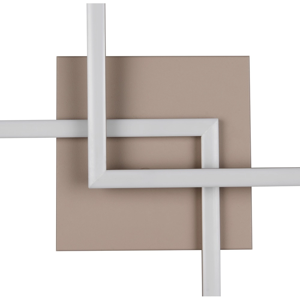 Lampe de plafond moderne Trail 60 cm brun sable Trio 4017807713572