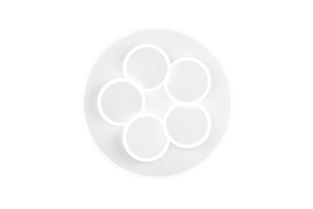 Plafonnier moderne Mandala blanc Ø 48cm Trio 4017807614077