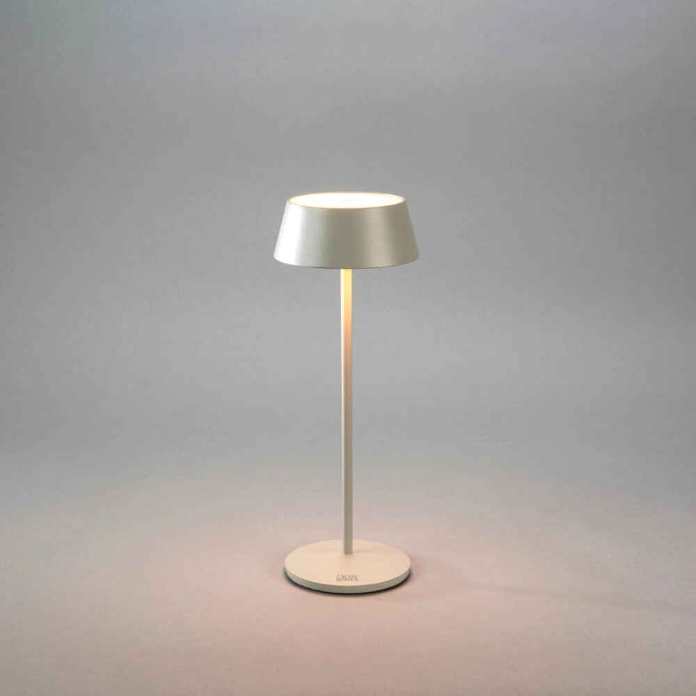 Lampe de table rechargeable Menton gris KonstSmide 7318307839302
