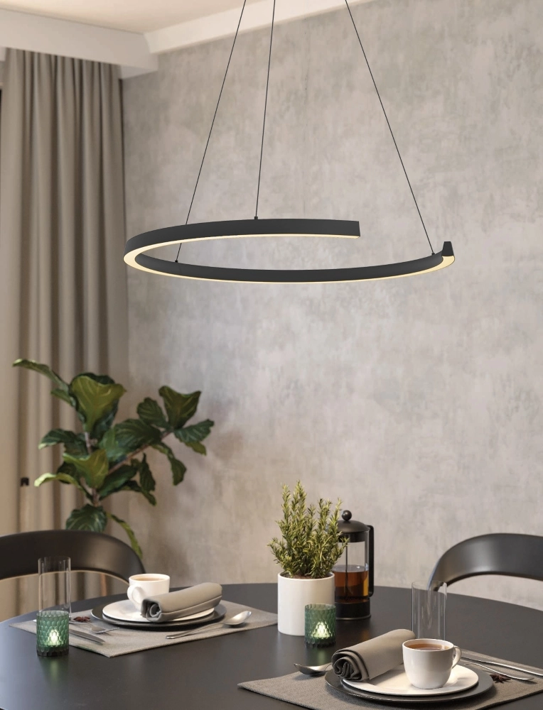 Pendant lamp Labonete Black height adjustable Stars of Light 9008606359561