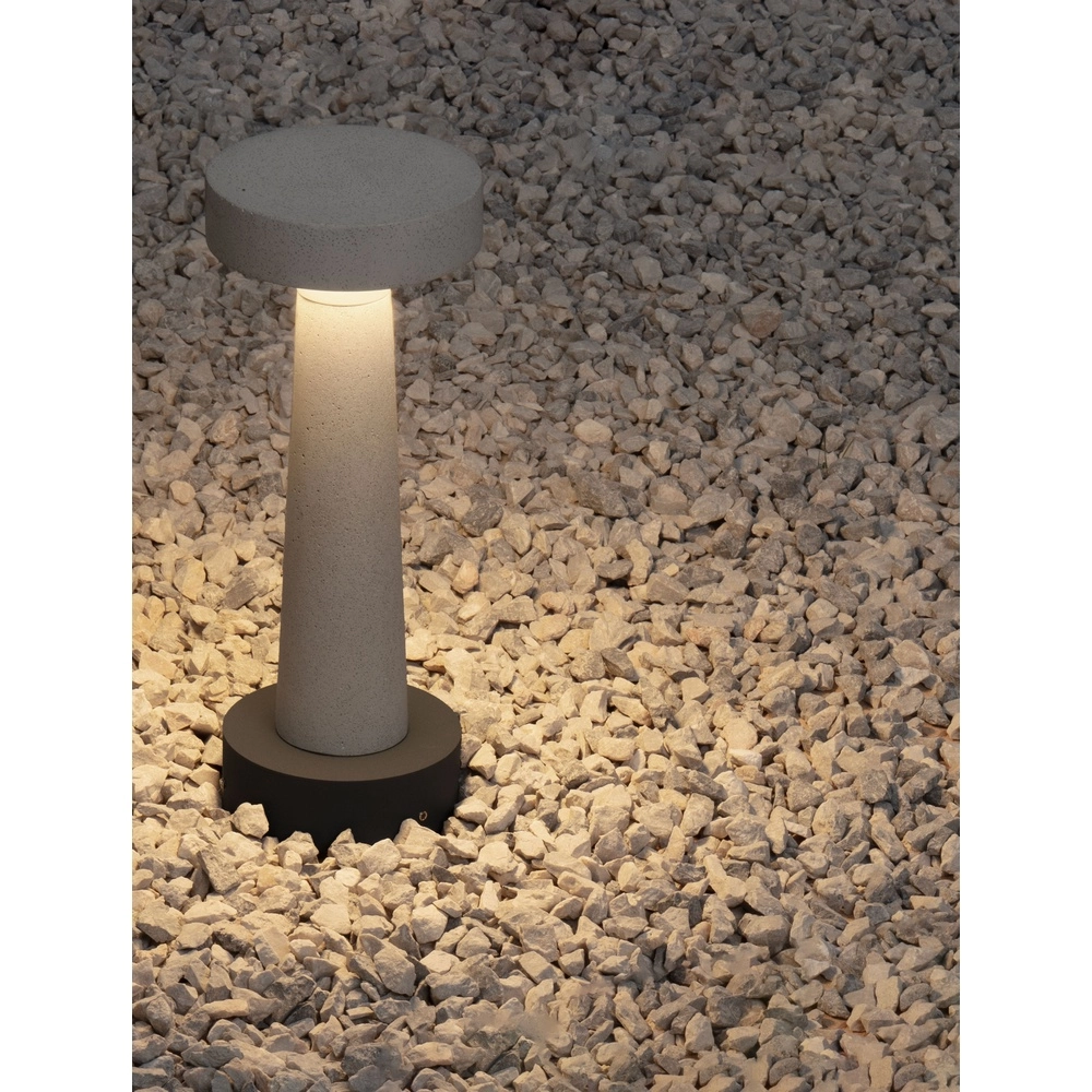 Lampe de jardin Cram brun sable 30cm