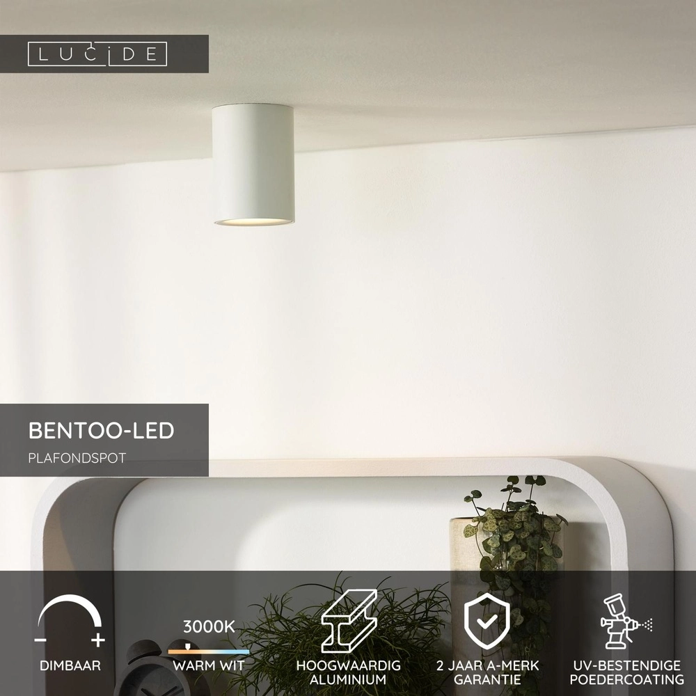 Emplacement monté en surface Bentoo-Led Blanc Lucide 5411212091710