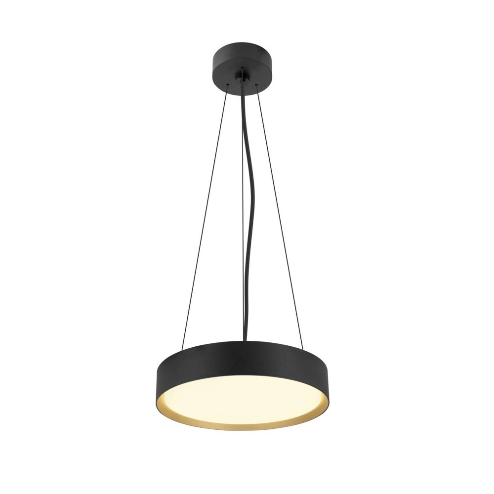 Plafonnier Decona Ø 30cm noir avec or - 3000K/4000K SLV 4024163302968