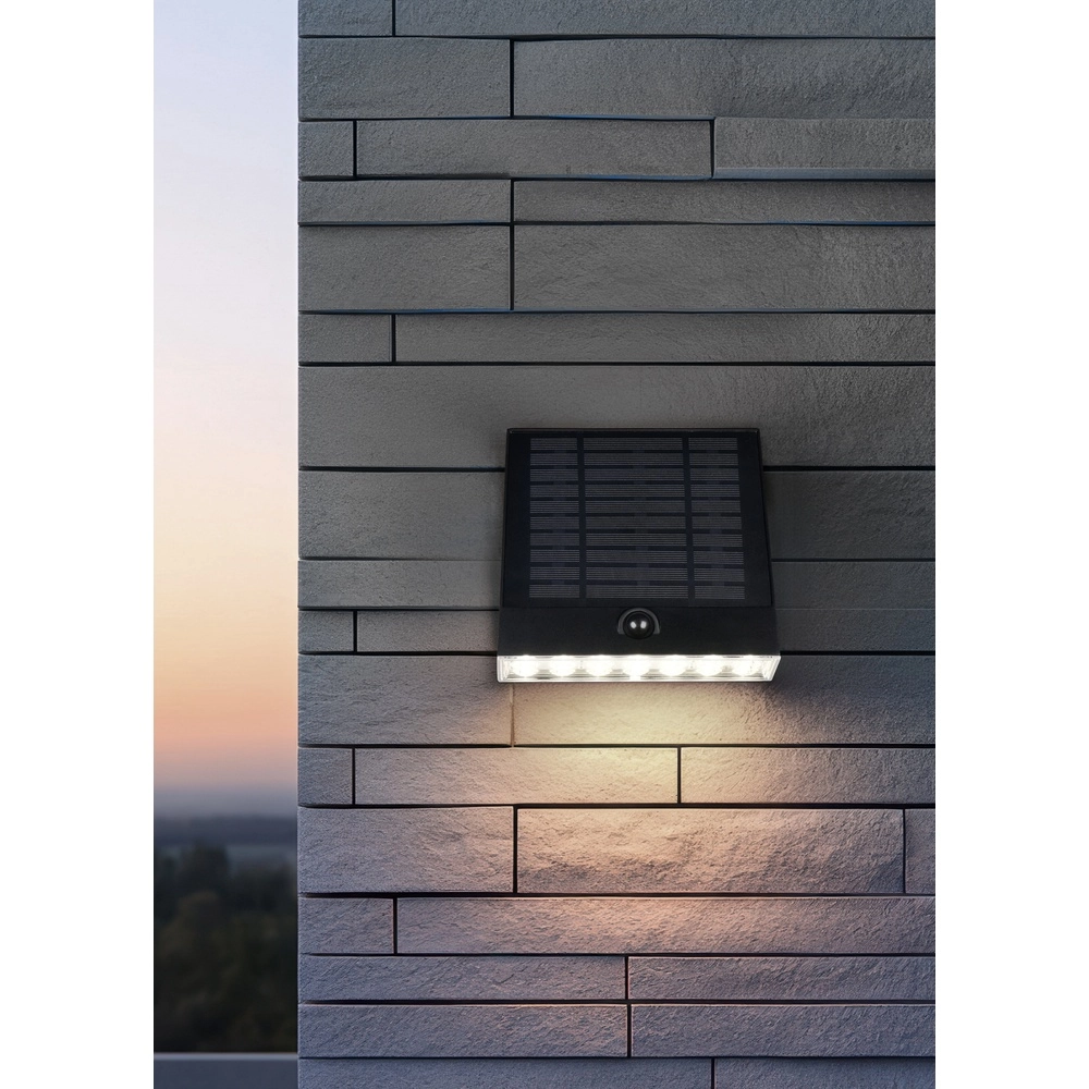 Applique murale solaire Alvorada Noir Hybride Trio 4017807648034