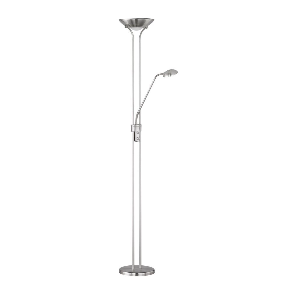 Lampe moderne Spock nickel mat