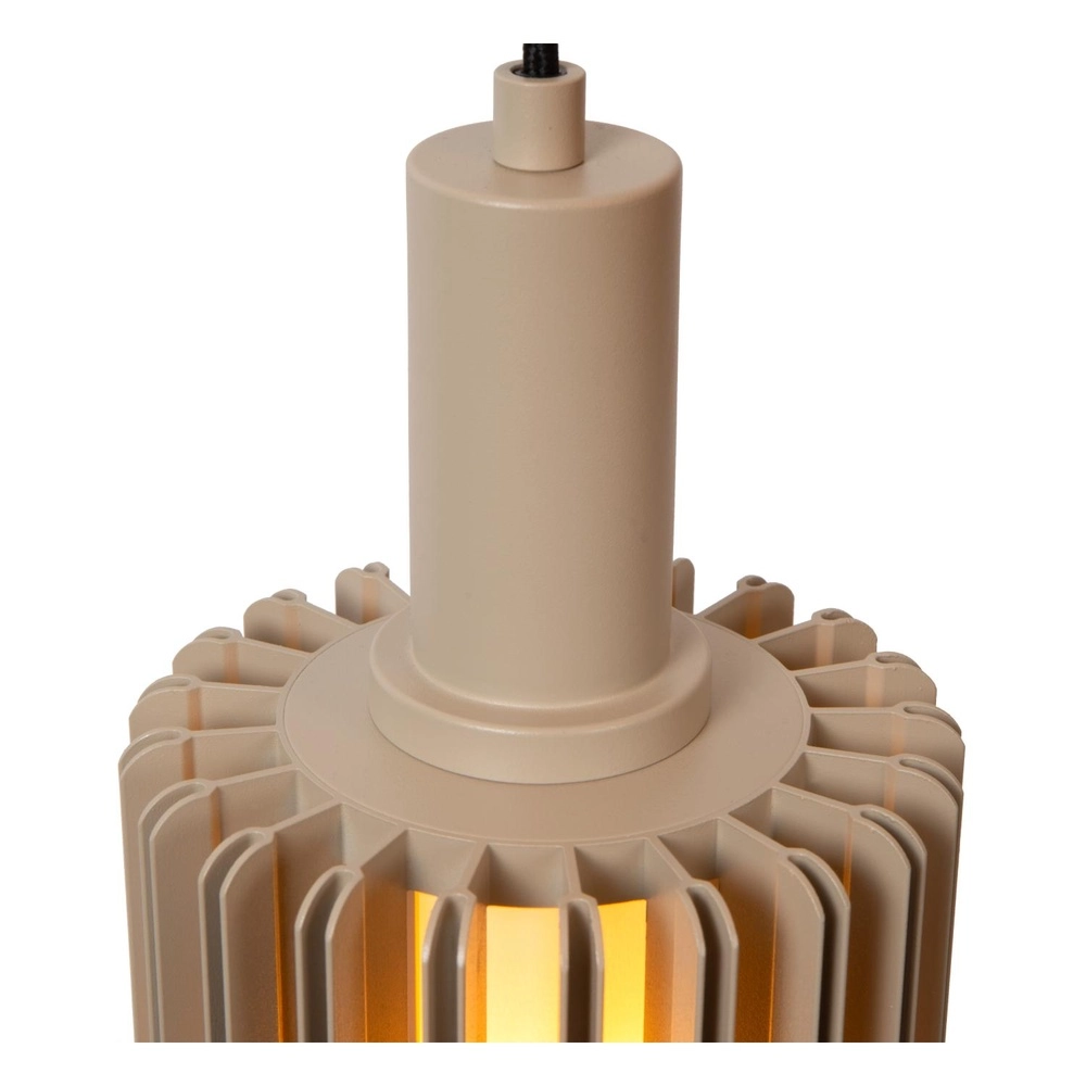 Lampe pendante à 3 lampes Lambres taupe Lucide 5411212452917