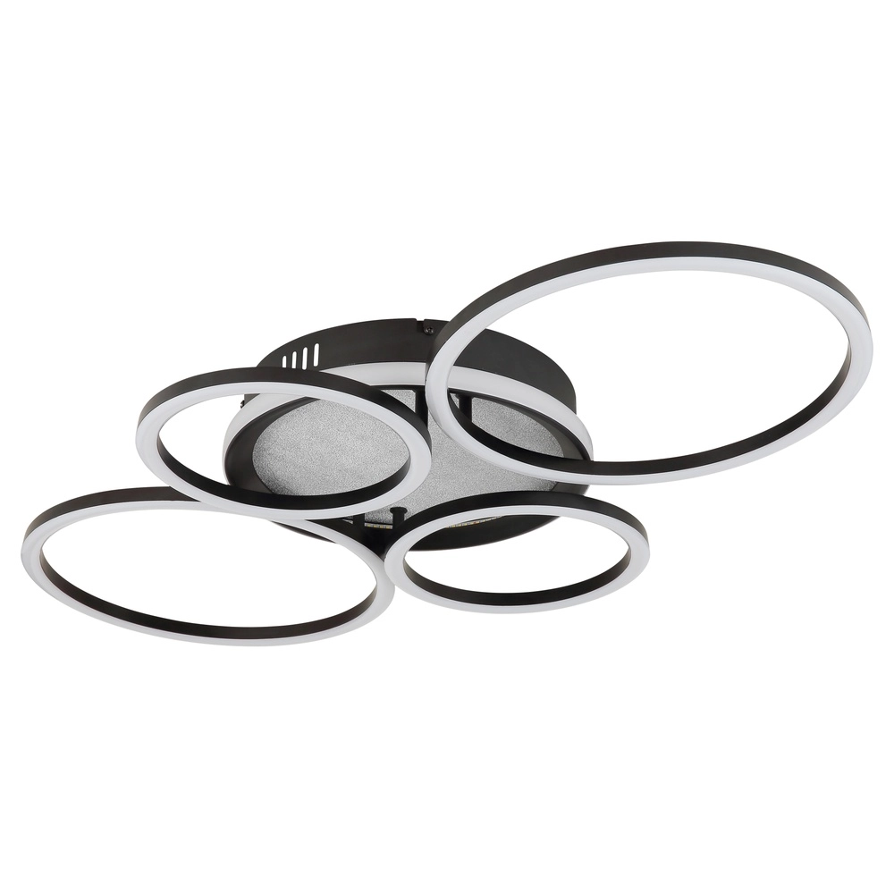 Lampe de plafond à design Alvis Noir Globo 9007371586363