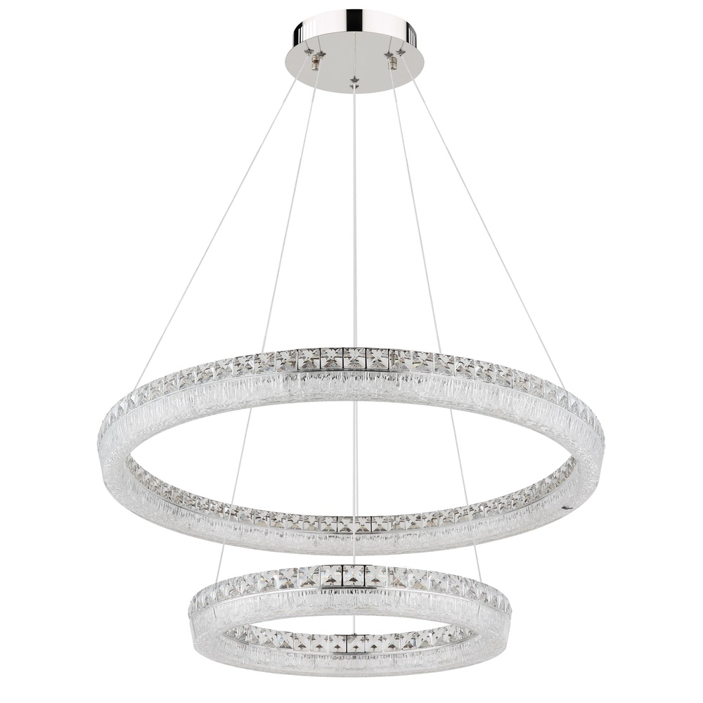 Lampe suspendue Laurel chrome Ø 80cm Globo 9007371569779
