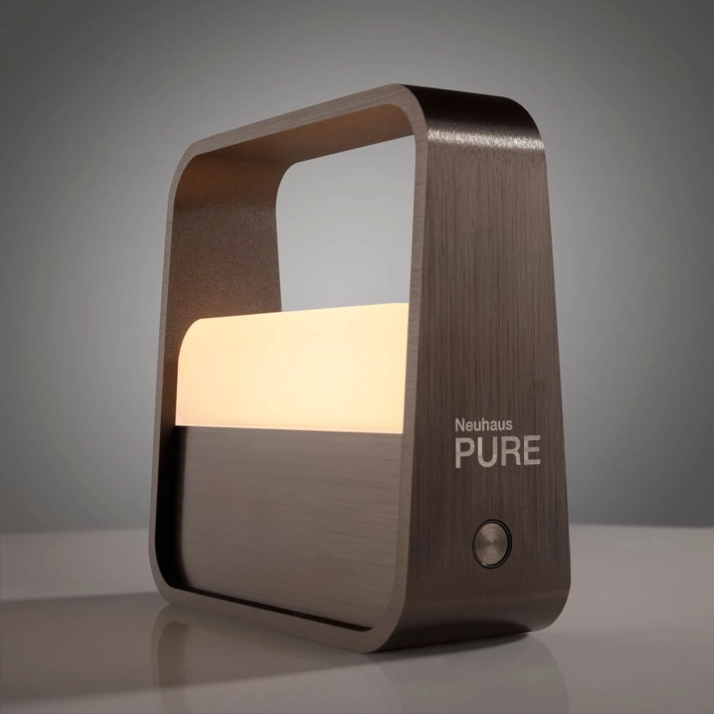 Lampe de table design Pure Go brun Paul Neuhaus 4012248383384