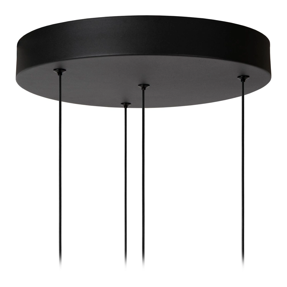 Lampe suspendue à 4 lumières Tamino Noir Lucide 5411212741240