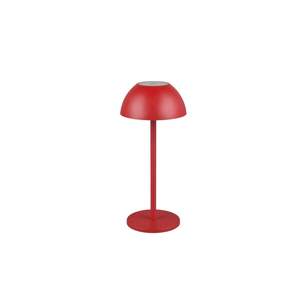 Lampe de table Ricardo rouge Ø 13.5cm Trio 4017807601817
