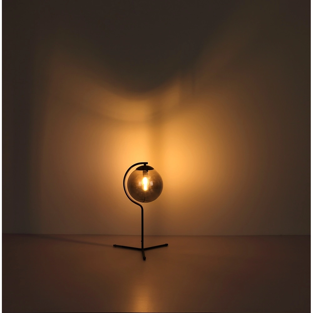 Lampadaire moderne Porry Noir à 4 lumières Globo 9007371431861