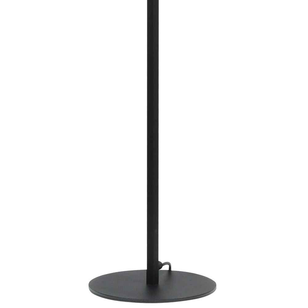 Lampadaire noir Venus 175cm avec abat-jour couleur sable Masterlight 8718121204307