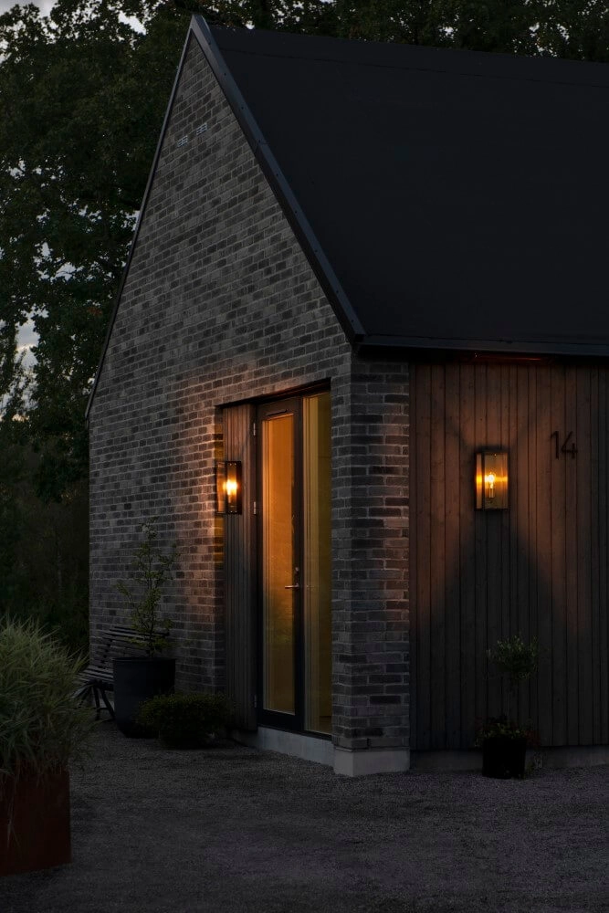 Applique rurale Carpi noir avec de l'or KonstSmide 7318303497582