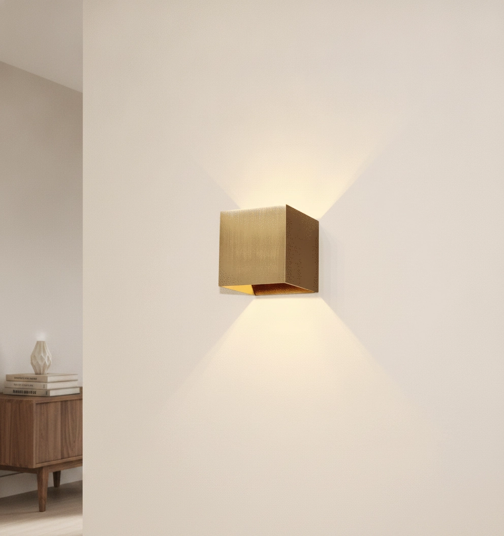Projecteur mural en bronze Gymm