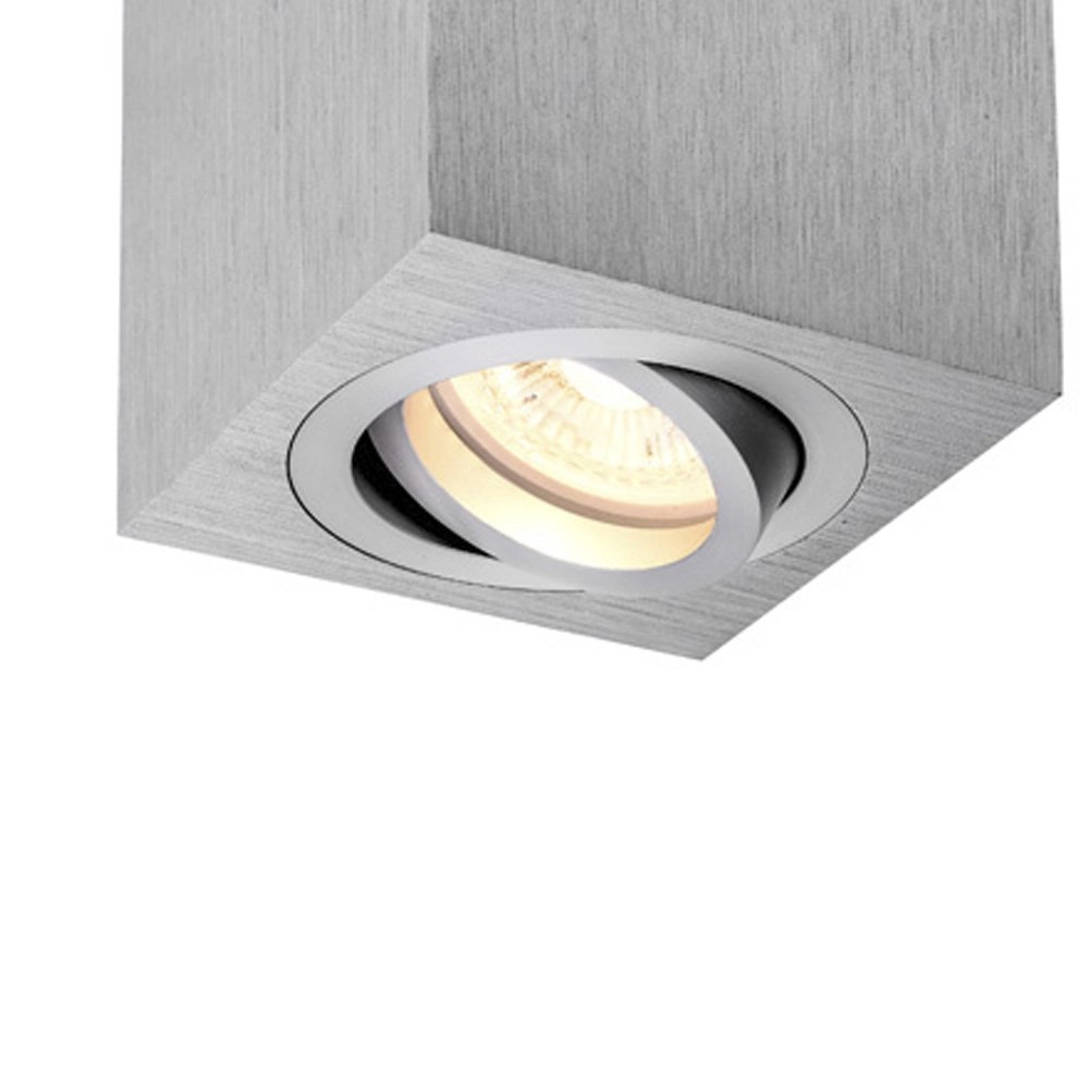 Lampe de plafond Triledo GU10 8,5 cm gris métallisé SLV 4024163222259