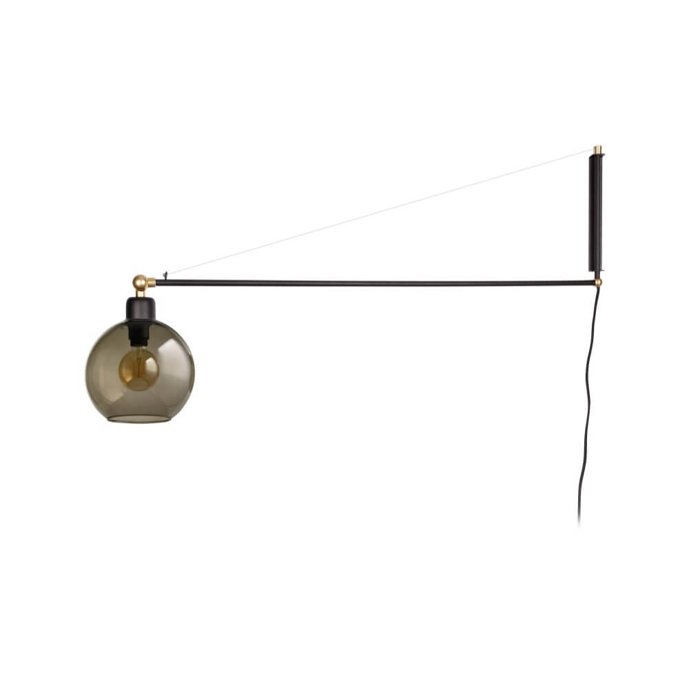 Applique Crane avec boule de verre Applique Crane avec boule de verre