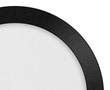 Plafonnier LED Anne 15w - 2700K - Ø26cm noir ETH 8720195301615