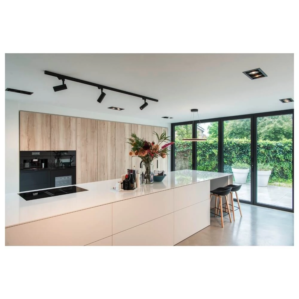 Spot LED encastrable carré Kadux Double 2x LED - noir - 3000K SLV 4024163279109