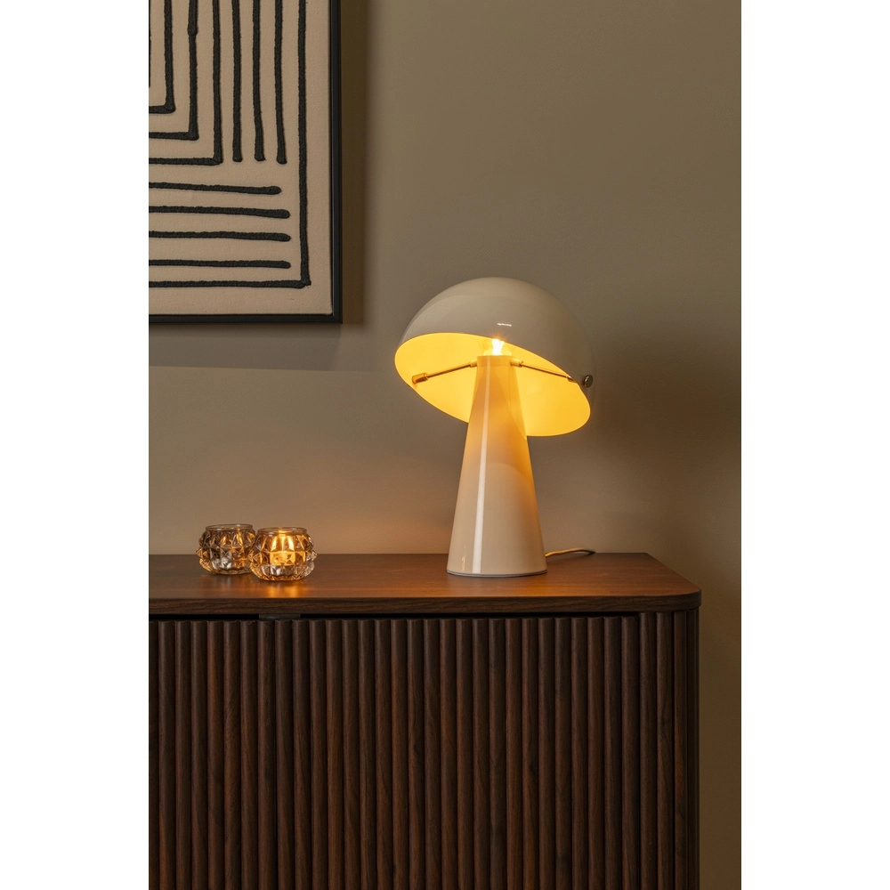 Lampe de table Barone Crème 23cm Lucide Vibes 5411212650078
