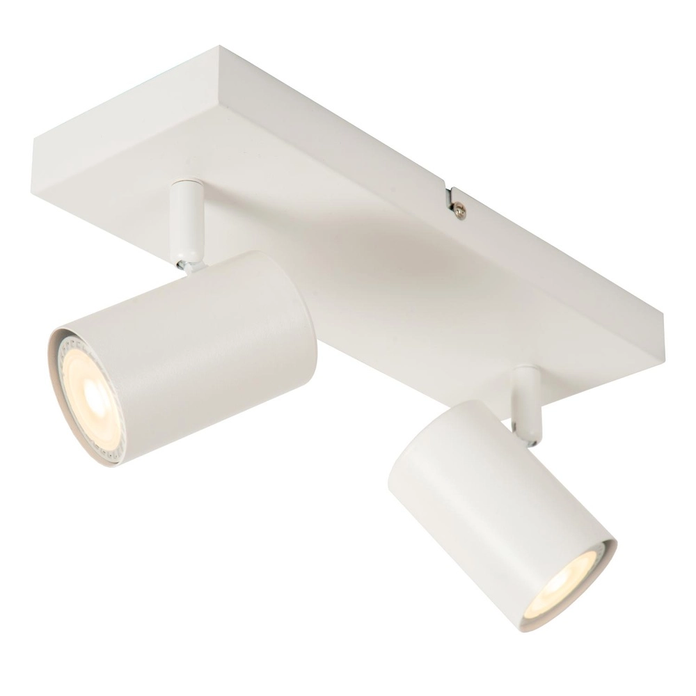 Lampe de plafond Amigo Blanc à deux lumières Lucide 5411212531155